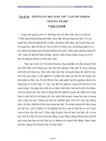 Sáng kiến kinh nghiệm Vật lí ''Hướng dẫn học sinh Lớp 7 làm chương âm học '' - Năm học 2009-2010