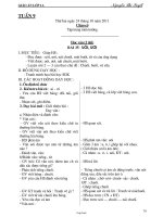 Giáo án Lớp 1 - Tuần 9 - GV: Nguyễn Thị Tuyết