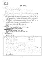 Giáo án môn Vật lí Lớp 8 - Tiết 29: Dẫn nhiệt