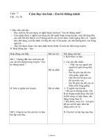 Giáo án môn Ngữ văn 6 - Tuần 7 - Trường THCS Tây Mỗ