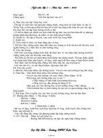 Giáo án Ngữ văn 7 - Tiết 95+96: Viết bài tập làm văn số 5 - Lại Thị Tiền - Năm học 2006-2007