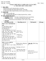 Giáo án Đại số 8 tiết 1 đến 6