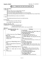 Giáo án Tin học 7 tuần 29: Trình bày dữ liệu bằng biểu đồ (tiếp)