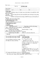 Giáo án Toán 6 - Tiết 36-40 - Năm học 2010-2011 - Trần Kim Anh