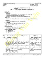 Giáo án Tin học 7 - Trường THCS Lý Thường Kiệt