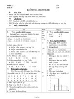 Giáo án môn Đại số 7, năm 2007 - 2008 - Tiết 50: Kiểm tra chương III