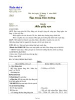 Thiết kế bài học khối lớp 2 - Tuần học 6