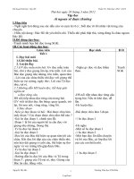 Kế hoạch bài học lớp 2 Tuần 30