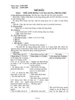 Giáo án Sinh học 7 tiết 1 đến 4