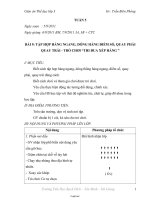 Giáo án lớp 3 môn Thể dục - Tuần 5 - Bài 9: Tập hợp hàng ngang, dóng hàng điểm số, quay phải quay trái - Trò chơi “thi đua xếp hàng ”