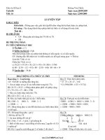 Giáo án Số học lớp 6 - Trường THCS Rờ Kơi - Tuần 6