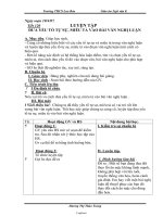 Giáo án Ngữ văn 8 - Tiết 120: Luyện tập Đưa yếu tố tự sự, miêu tả vào bài văn nghị luận - Năm học 2006-2007 - Dương Thị Thảo Trang