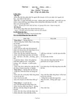 Giáo án bài học Lớp 3 Tuần 20