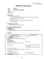 Giáo án Tập đọc lớp 2 - Bài: Cây đa quê hương