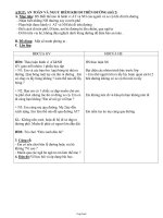 Giáo án lớp 1 môn An toàn giao thông - An toàn và nguy hiểm khi đi trên đường (tiết 2)