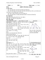 Giáo án Hình học 8 - Ôn tập Học kỳ I - Năm học 2004-2005 - Nguyễn Văn An