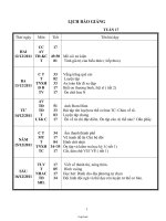 Giáo án tổng hợp lớp 3 - Tuần học thứ 17 Năm học 2011