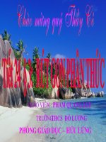 Giáo án Số học khối 6 - Tiết 51: Qui tắc dấu ngoặc