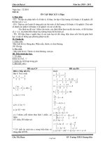 Giáo án môn học Đại số lớp 7 - Trường THCS Dương Đức - Tiết 34: Ôn tập học kỳ I (tiếp)