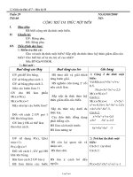 Giáo án môn Đại số 7, năm 2007 - 2008 - Tiết 60: Cộng trừ đa thức một biến
