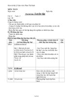 Giáo án Toán tiết 8: Luyện tập - Phan Thị Oanh