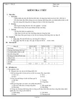 Giáo án Tin học khối 7 tiết 22: Kiểm tra 1 tiết