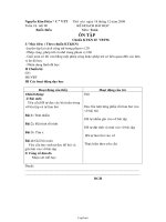 Thiết kế bài dạy lớp 2 - Môn: toán - Ôn tập