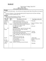 Giáo án dạy Lớp 3 Tuần 27 và 28