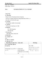 Giáo án lớp 6 môn Số học - Tiết 1: Tập hợp số phần tử của tập hợp