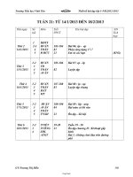 Thiết kế bài học khối 1 - Tuần 21 - Trường Tiểu học Vĩnh Tân