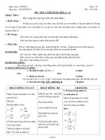 Giáo án môn học Số học lớp 6 - Tuần 36 - Tiết 107, 108: Ôn tập cuối năm (tiết 2, 3)