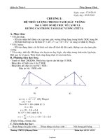 Giáo án Toán 9 - Năm học 2010-2011 - Tống Quang Vịnh