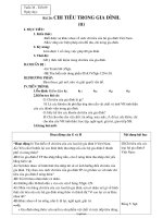 Giáo án Công nghệ Khối 6 - Tiết 69, Bài 26: Chi tiêu trong gia đình (Tiếp theo)