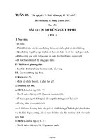 Giáo án các môn lớp 1 - Bùi Thị Ngọc - Tiểu học Quán Toan - Tuần 23