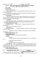 Giáo án Lịch sử 8 tuần 11