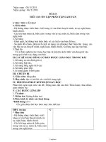 Giáo án Ngữ văn 8 - Tiết 133: Ôn tập phần tập làm văn - Năm học 2010-2011