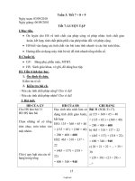 Giáo án Lớp 6 - Môn Toán - Tuần học 03