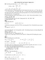 Đề cương ôn tập Toán 7 học kỳ 1