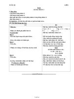 Giáo án Tổng hợp các môn học lớp 2 - Tuần dạy 20