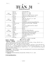 Giáo án Lớp 3 - Tuần 31 - Năm học 2006-2007 - Nguyễn Thị Hạnh