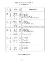 Giáo án tổng hợp lớp 3 - Tuần học 35 năm 2012