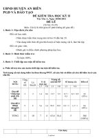 Đề cương Toán 7 học kỳ I