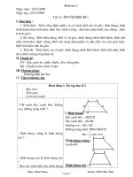 Giáo án Hình học 8 - Tiết 31: Ôn tập học kì I - Năm học 2010-2011 - Phạm Mạnh Hùng