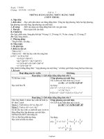 Giáo án môn Đại số 8 tiết 6, 7: Những hằng đẳng thức đáng nhớ (tiếp theo)