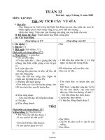 Giáo án Lớp 2 tuần 12 - Trường Tiểu học Phan Bội Châu