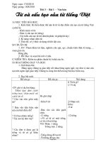 Giáo án môn Ngữ văn lớp 6 - Tiết 3 - Bài 1 - Văn bản Từ và cấu tạo của từ tiếng Việt