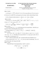 Đề thi học sinh giỏi tỉnh toán 12 sở GD&ĐT Quảng Bình năm 2020-2021