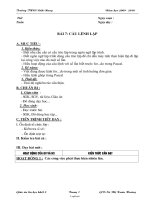 Giáo án Tin học 8 - Năm học 2009-2010 - Cù Thị Xuân Hương