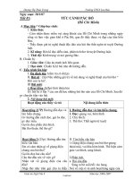 Giáo án Ngữ văn 8 - Tiết 81: Tức cảnh Pác Bó - Năm học 2006-2007 - Dương Thị Thảo Trang