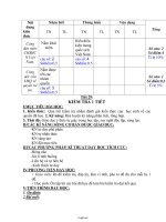 Giáo án Giáo dục công dân lớp 6 - Tiết 29: Kiểm tra 1 tiết